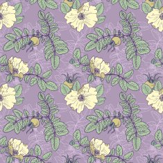 vector seamless pattern with brier N5