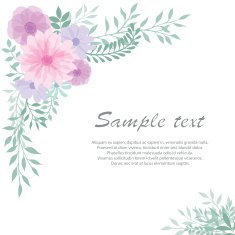 Floral background N1003