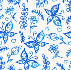 watercolor butterflies N6