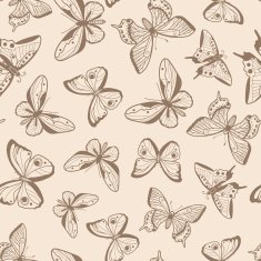 Butterflies Seamless Pattern N19