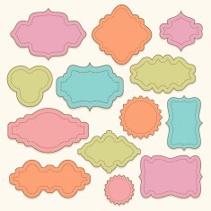 Vector labels set