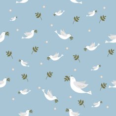 Dove seamless pattern N2
