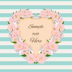 Heart of flowers N9