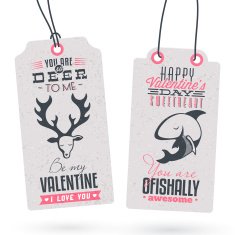 Vintage Valentine's Day Gift Tags N6