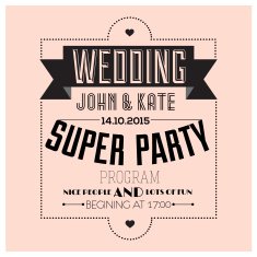 wedding invitation N174