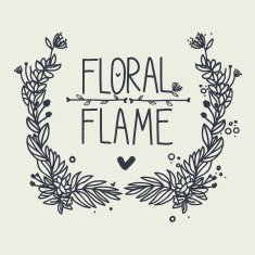 sketch floral frame N2