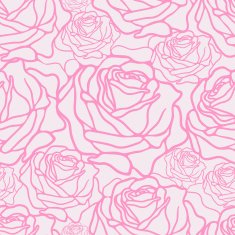 pattern with roses N13