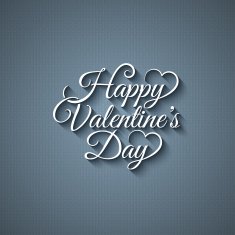 valentines day vintage lettering background N19