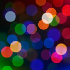 Defocused Christmas lights blur background