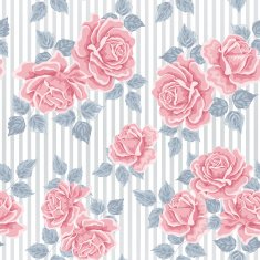 Seamless wallpaper pattern with roses N10