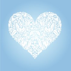 Floral heart N68
