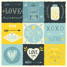 Valentine's Day Design Elements N25