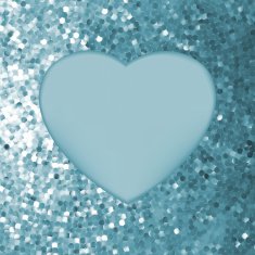 Elegant mosaic glowing heart background EPS 8 N3
