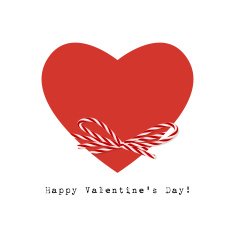 valentine's day greeting card N110