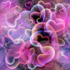 Seamless Valentine's texture