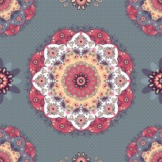 seamless pattern Abstract patterns lacy round