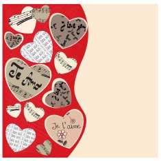 Valentine's day card N407