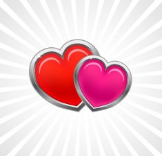 Valentines Day card N155