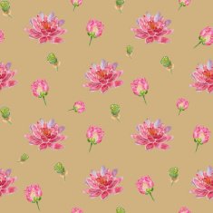 Seamless floral pattern with lotus N4