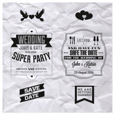 wedding invitation N176