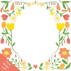 Floral Decoration Vector N5