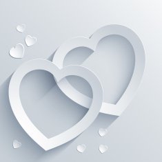Valentines day card with heart N24