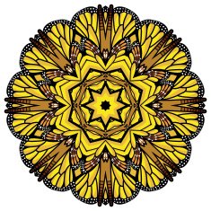 beautiful vector circular background N35