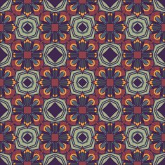 Seamless flower pattern background N14
