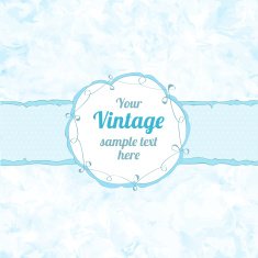 Stylish floral seamless background with frame