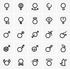 Male female icons N2