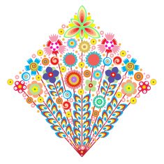 Flowers vector element for seamless pattern or background N2