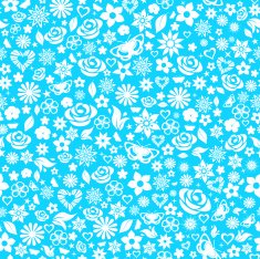 Seamless pattern of flowers N54