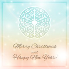 Christmas background snowflakes and soft colors N17