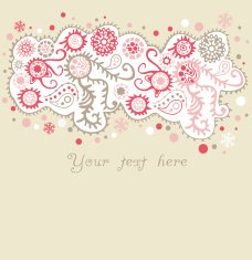 ornamental christmas background snowfall N5