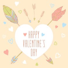 Happy Valentines Day Greeting Card N22