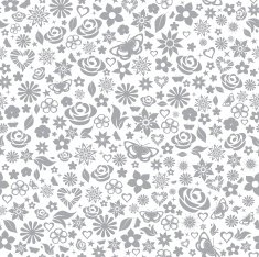 Seamless pattern of flowers N56