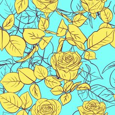 Seamless pattern with roses N122