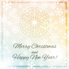 Christmas background snowflakes and soft colors N19