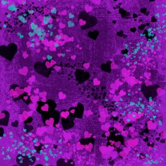 Valentines Day hearts abstract background N2