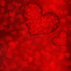 Valentine's day background with hearts N54