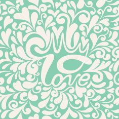 Seamless pattern with hearts for Valentine's Day design N2