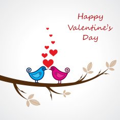 Happy valentines day greeting