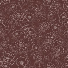 Seamless pattern of flowers N58