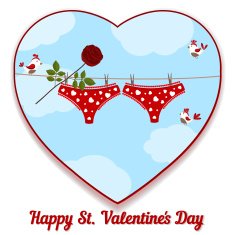 card by St Valentine's Day N2