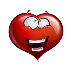 Heart Faces Happy Emoticons - Wanderful N2