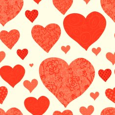 Seamless Valentine's day background N13