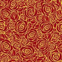 Vintage floral seamless pattern N46