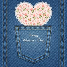 Valentines Day card N160