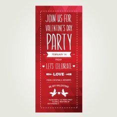 Invitation Valentine's Day N47
