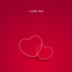 Valentine's card with text and heart shape Vector ilustration N65